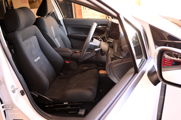 RECARO SR-7 運転席側　da62w用レール付き エブリイ DA62V DA62W シートレール 助手席 レカロ セミバケ
